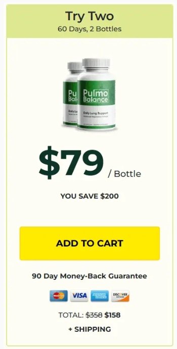 Buy Pulmo Balance 2 bottlse special offer